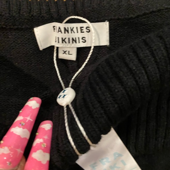 New💕Frankie’s Bikini knit set Fleur Clowd low rise Aimee cloud hoodie set 💕 - Picture 3 of 5